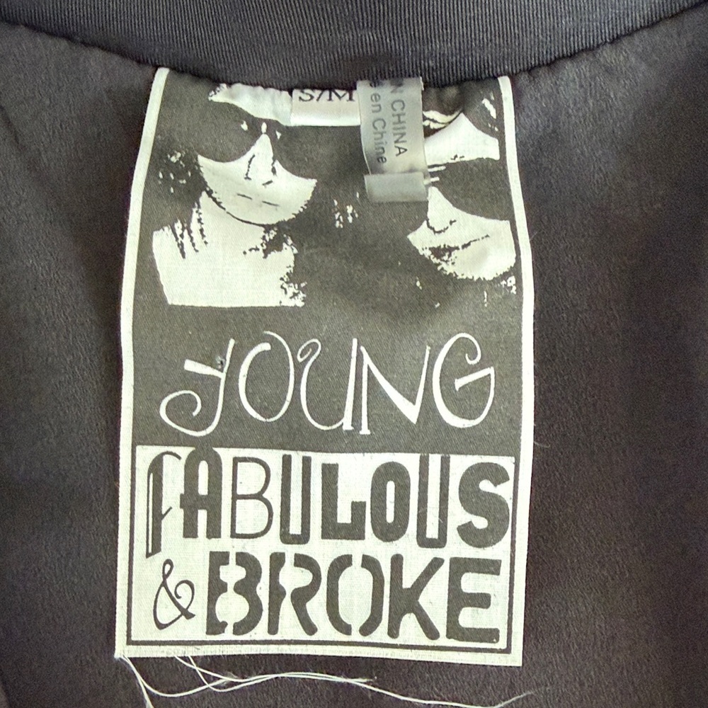 Young Fabulous & Broke Faux Fur Jacket NWT Size S/M ❤️ - Picture 6 of 8